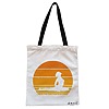 Geanta Canvas Tote pentru femei Yoga 12, 38x34.5 cm, Alba, BEKZ®