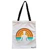 Geanta Canvas Tote pentru femei Yoga 14, 38x34.5 cm, Alba, BEKZ® 4 Geanta Canvas Tote pentru femei Yoga 14 38x34.5 cm Alba BEKZ®