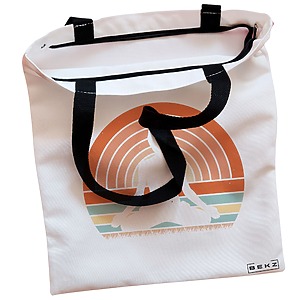 Alternative view of Geanta Canvas Tote pentru femei Yoga 16, 38x34.5 cm, Alba, BEKZ®
