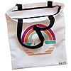 Geanta Canvas Tote pentru femei Yoga 17 38x34.5 cm Alba BEKZ® 1