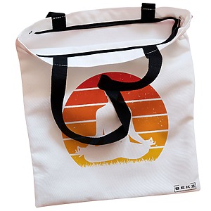 Alternative view of Geanta Canvas Tote pentru femei Yoga 7, 38x34.5 cm, Alba, BEKZ®