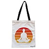 Geanta Canvas Tote pentru femei Yoga 7, 38x34.5 cm, Alba, BEKZ® 4 Geanta Canvas Tote pentru femei Yoga 7 38x34.5 cm Alba BEKZ®
