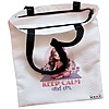 Geanta Canvas Tote pentru femei Yoga Keep calm and Om 38x34.5 cm Alba BEKZ® 1