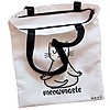 Geanta Canvas Tote pentru femei Yoga Meowmaste 38x34.5 cm Alba BEKZ® 1