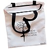 Geanta Canvas Tote pentru femei Yoga Sky above earth peace within 38x34.5 cm Alba BEKZ® 1