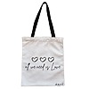 Geanta Canvas Tote pentru femei, model All we nee is Love, 38x34.5 cm, Alba, BEKZ® 4 Geanta Canvas Tote pentru femei model All we nee is Love 38x34.5 cm Alba BEKZ®