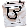 Geanta Canvas Tote pentru femei model And what do you want 38x34.5 cm Alba BEKZ® 1