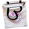 Geanta Canvas Tote pentru femei, model Beach Smile, 38x34.5 cm, Alba, BEKZ® 5 Geanta Canvas Tote pentru femei model Beach Smile 38x34.5 cm Alba BEKZ® 1