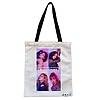 Geanta Canvas Tote pentru femei, model Blackpink 2, 38x34.5 cm, Alba, BEKZ®