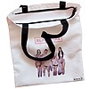 Geanta Canvas Tote pentru femei model Blackpink 3 38x34.5 cm Alba BEKZ® 1