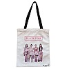 Geanta Canvas Tote pentru femei, model Blackpink 3, 38x34.5 cm, Alba, BEKZ®