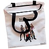 Geanta Canvas Tote pentru femei model Blackpink 5 38x34.5 cm Alba BEKZ® 1