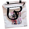 Geanta Canvas Tote pentru femei model Blackpink 7 38x34.5 cm Alba BEKZ® 1