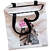 Geanta Canvas Tote pentru femei model Blackpink k pop 38x34.5 cm Alba BEKZ® 1
