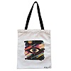 Geanta Canvas Tote pentru femei, model Celestial Eye 1, 38x34.5 cm, Alba, BEKZ® 4 Geanta Canvas Tote pentru femei model Celestial Eye 1 38x34.5 cm Alba BEKZ®