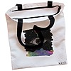 Geanta Canvas Tote pentru femei, model Celestial Eye 10, 38x34.5 cm, Alba, BEKZ® 5 Geanta Canvas Tote pentru femei model Celestial Eye 10 38x34.5 cm Alba BEKZ® 1