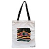 Geanta Canvas Tote pentru femei, model Celestial Eye 16, 38x34.5 cm, Alba, BEKZ® 4 Geanta Canvas Tote pentru femei model Celestial Eye 16 38x34.5 cm Alba BEKZ®