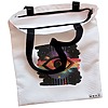 Geanta Canvas Tote pentru femei, model Celestial Eye 17, 38x34.5 cm, Alba, BEKZ® 5 Geanta Canvas Tote pentru femei model Celestial Eye 17 38x34.5 cm Alba BEKZ® 1