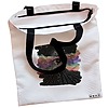 Geanta Canvas Tote pentru femei, model Celestial Eye 3, 38x34.5 cm, Alba, BEKZ® 5 Geanta Canvas Tote pentru femei model Celestial Eye 3 38x34.5 cm Alba BEKZ® 1