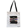 Geanta Canvas Tote pentru femei, model Celestial Eye 3, 38x34.5 cm, Alba, BEKZ® 4 Geanta Canvas Tote pentru femei model Celestial Eye 3 38x34.5 cm Alba BEKZ®