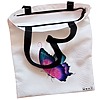 Geanta Canvas Tote pentru femei, model Colorful Butterfly, 38x34.5 cm, Alba, BEKZ® 5 Geanta Canvas Tote pentru femei model Colorful Butterfly 38x34.5 cm Alba BEKZ® 1
