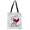 Geanta Canvas Tote pentru femei, model Doggo Love, 38x34.5 cm, Alba, BEKZ® 4 Geanta Canvas Tote pentru femei model Doggo Love 38x34.5 cm Alba BEKZ®
