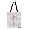 Geanta Canvas Tote pentru femei, model Feminine Solar Aura, 38x34.5 cm, Alba, BEKZ® 4 Geanta Canvas Tote pentru femei model Feminine Solar Aura 38x34.5 cm Alba BEKZ®
