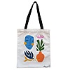 Geanta Canvas Tote pentru femei, model Forms and Faces, 38x34.5 cm, Alba, BEKZ® 4 Geanta Canvas Tote pentru femei model Forms and Faces 38x34.5 cm Alba BEKZ®