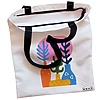 Geanta Canvas Tote pentru femei, model Gradina Abstracta, 38x34.5 cm, Alba, BEKZ® 5 Geanta Canvas Tote pentru femei model Gradina Abstracta 38x34.5 cm Alba BEKZ® 1