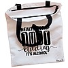 Geanta Canvas Tote pentru femei, model Healthy Crap, Just kidding, it's alcohol, 38x34.5 cm, Alba, BEKZ® 5 Geanta Canvas Tote pentru femei model Healthy Crap Just kidding its alcohol 38x34.5 cm Alba BEKZ® 1