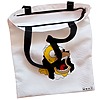 Geanta Canvas Tote pentru femei, model Homer, 38x34.5 cm, Alba, BEKZ® 5 Geanta Canvas Tote pentru femei model Homer 38x34.5 cm Alba BEKZ® 1