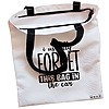 Geanta Canvas Tote pentru femei, model I usually forget this bag in the car, 38x34.5 cm, Alba, BEKZ® 5 Geanta Canvas Tote pentru femei model I usually forget this bag in the car 38x34.5 cm Alba BEKZ® 1