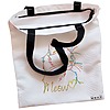 Geanta Canvas Tote pentru femei, model Meow, 38x34.5 cm, Alba, BEKZ® 5 Geanta Canvas Tote pentru femei model Meow 38x34.5 cm Alba BEKZ® 1