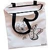 Geanta Canvas Tote pentru femei, model Minimalist Butterfly, 38x34.5 cm, Alba, BEKZ® 5 Geanta Canvas Tote pentru femei model Minimalist Butterfly 38x34.5 cm Alba BEKZ® 1