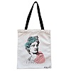 Geanta Canvas Tote pentru femei, model Modern Classic Statue, 38x34.5 cm, Alba, BEKZ® 4 Geanta Canvas Tote pentru femei model Modern Classic Statue 38x34.5 cm Alba BEKZ®