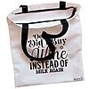 Geanta Canvas Tote pentru femei, model Opps Did I buy wine instead of milk again?, 38x34.5 cm, Alba, BEKZ® 5 Geanta Canvas Tote pentru femei model Opps Did I buy wine instead of milk again 38x34.5 cm Alba BEKZ® 1