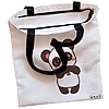 Geanta Canvas Tote pentru femei, model Panda Love, 38x34.5 cm, Alba, BEKZ® 5 Geanta Canvas Tote pentru femei model Panda Love 38x34.5 cm Alba BEKZ® 1