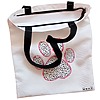 Geanta Canvas Tote pentru femei, model Paw, 38x34.5 cm, Alba, BEKZ® 5 Geanta Canvas Tote pentru femei model Paw 38x34.5 cm Alba BEKZ® 1