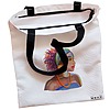 Geanta Canvas Tote pentru femei, model Portret Vibrant 4, 38x34.5 cm, Alba, BEKZ® 5 Geanta Canvas Tote pentru femei model Portret Vibrant 4 38x34.5 cm Alba BEKZ® 1