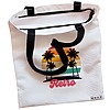 Geanta Canvas Tote pentru femei model Retro 38x34.5 cm Alba BEKZ® 1