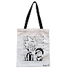 Geanta Canvas Tote pentru femei, model Rick and Morty, 38x34.5 cm, Alba, BEKZ® 4 Geanta Canvas Tote pentru femei model Rick and Morty 38x34.5 cm Alba BEKZ®