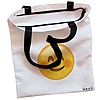 Geanta Canvas Tote pentru femei, model Smiling Emoji, 38x34.5 cm, Alba, BEKZ® 5 Geanta Canvas Tote pentru femei model Smiling Emoji 38x34.5 cm Alba BEKZ® 1