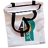 Geanta Canvas Tote pentru femei, model Sound of Mind, 38x34.5 cm, Alba, BEKZ® 5 Geanta Canvas Tote pentru femei model Sound of Mind 38x34.5 cm Alba BEKZ® 1