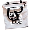 Geanta Canvas Tote pentru femei, model Straight Outta Groceries, 38x34.5 cm, Alba, BEKZ® 5 Geanta Canvas Tote pentru femei model Straight Outta Groceries 38x34.5 cm Alba BEKZ® 1