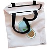 Geanta Canvas Tote pentru femei, model Think Green, 38x34.5 cm, Alba, BEKZ® 5 Geanta Canvas Tote pentru femei model Think Green 38x34.5 cm Alba BEKZ® 1