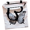 Geanta Canvas Tote pentru femei, model Watercolor Butterfly 2, 38x34.5 cm, Alba, BEKZ® 5 Geanta Canvas Tote pentru femei model Watercolor Butterfly 2 38x34.5 cm Alba BEKZ® 1