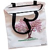 Geanta Canvas Tote pentru femei, model Watercolor Tree, 38x34.5 cm, Alba, BEKZ® 5 Geanta Canvas Tote pentru femei model Watercolor Tree 38x34.5 cm Alba BEKZ® 1
