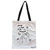 Geanta Canvas Tote pentru femei, model You’re free to be different, 38x34.5 cm, Alba, BEKZ® 4 Geanta Canvas Tote pentru femei model Youre free to be different 38x34.5 cm Alba BEKZ®