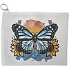 Portfard Cosmetice tip Plic Blue Butterfly, 23x18 cm, Alb, BEKZ® 13 Portfard Cosmetice tip Plic Blue Butterfly 23x18 cm Alb BEKZ®