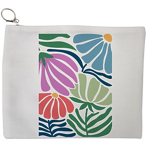 Portfard Cosmetice tip Plic Boho Style 10, 23x18 cm, Alb, BEKZ®